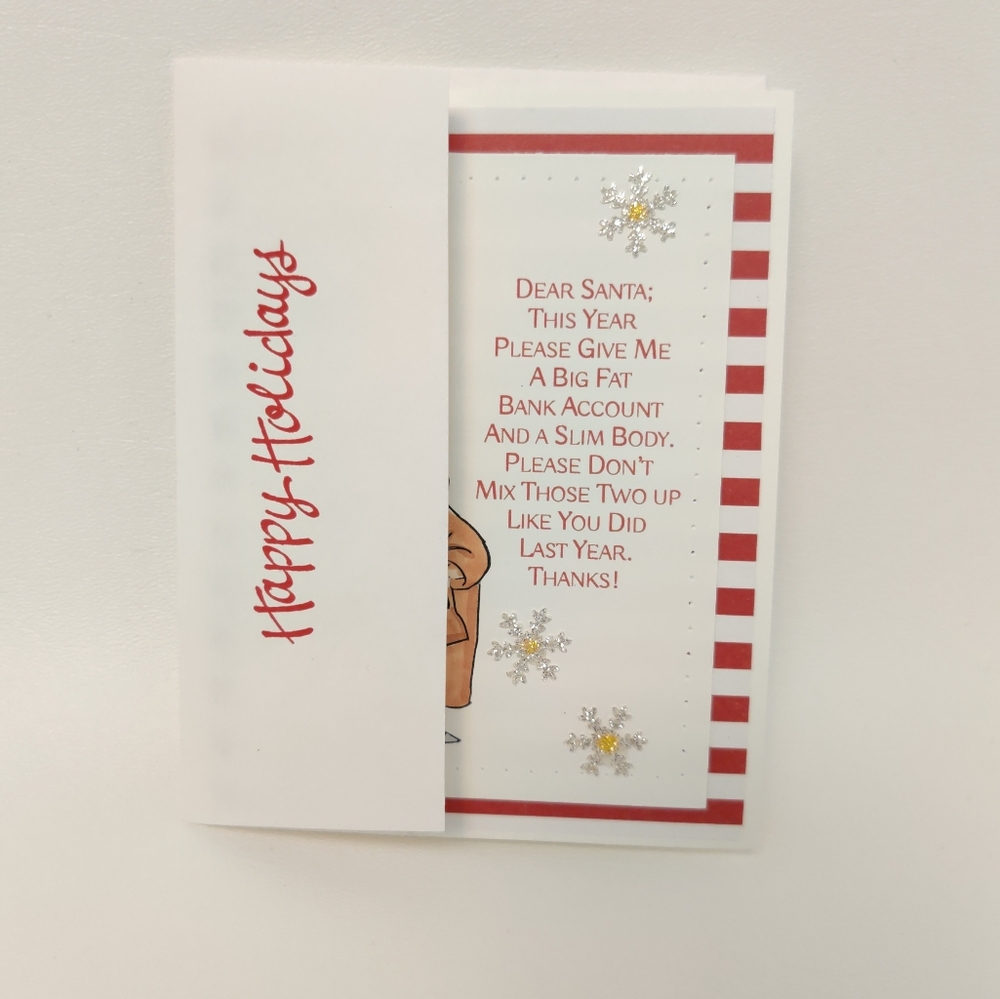 Handmade Merry Christmas Holiday Greeting Cards